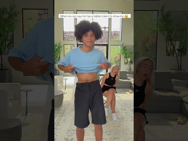 My son’s version of a belly dance  #shorts #funny #family #comedy #relatable #talent