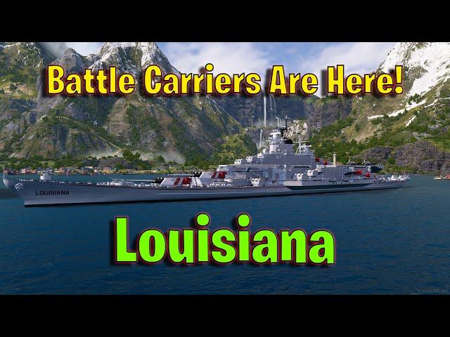 Meet The Louisiana! Legendary American Battle Carrier in World of Warships Legends!