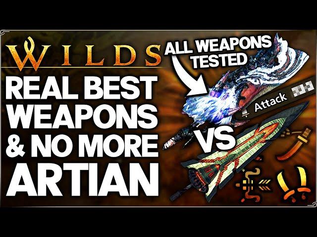 Monster Hunter Wilds - TRUE Highest Damage Weapons in Game - Best None Artian Weapon - All 14 Guide!