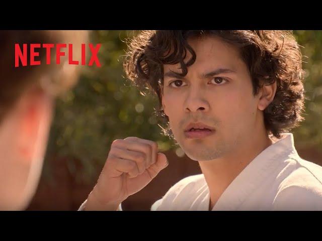 Miguel and Robby's Fight for Captain | Cobra Kai | Netflix