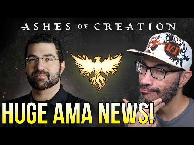 FIRE AMA w/Steven Sharif! NEW INFO for Alpha 2! | Ashes of Creation