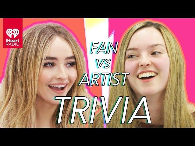 Sabrina Carpenter Challenges A Super Fan In A Trivia Battle | Fan Vs. Artist Trivia