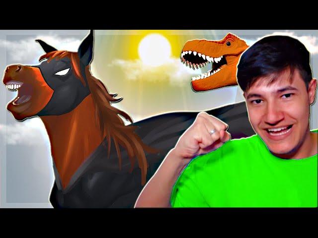 ENCONTRAMOS O BATMAN CAVALO! RICHARD E REX ROBLOX