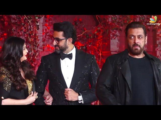 Salman Khan's Wierd STARE at Aishwarya Rai & Abhishek Bachchan | Karan Johar Birthday Party 2022