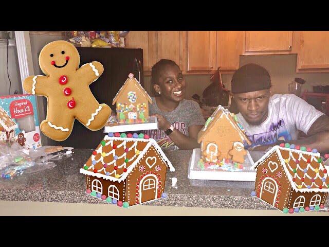 COUPLES GINGERBREAD HOUSE CHALLENGE!!! New YouTube couple ️