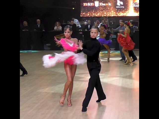 Cha cha cha. Junior-1 La (Open) final. Capital Cup Minsk 2024 / ballroom dancing