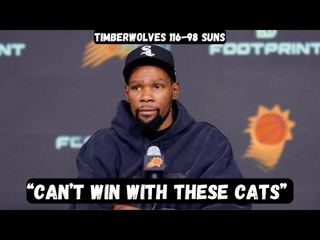 Kevin Durant REQUESTS TRADE to Lakers after blowout loss - Post Game Interview -Timberwolves vs Suns