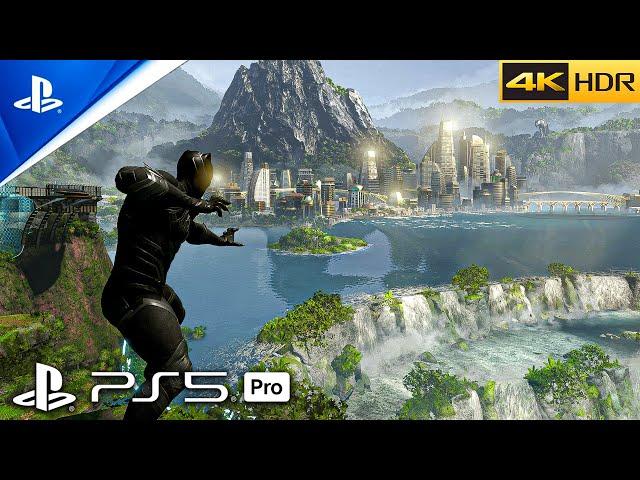 (PS5 PRO) Marvel's Avengers - BLACK PANTHER WAKANDA IMMERSIVE GRAPHICS GAMEPLAY [4K 60FPS HDR]