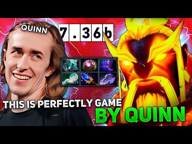 QUINN plays IMBA DOTA 2! | QUINN EMBER SPIRIT in NEW PATCH 7.36!