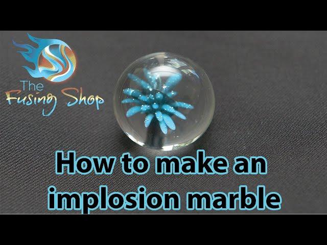 FLAMEWORKING TUTORIAL - The Fusing Shop How to Make a Dot Implosion Marble