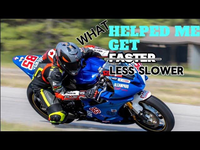 2008 YAMAHA R6 - WHAT HELPED ME GET FASTER/ LESS SLOWER - MOTORCYCLE RACING