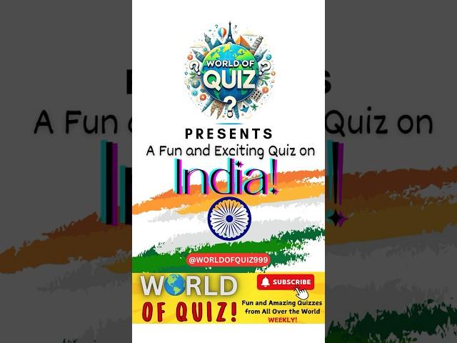 India Quiz! 3 Seconds to answer. Test your knowledge on India! #india #indiaquiz #madeinindia