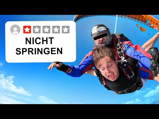 Ich Teste einen 1-Stern Fallschirmsprung