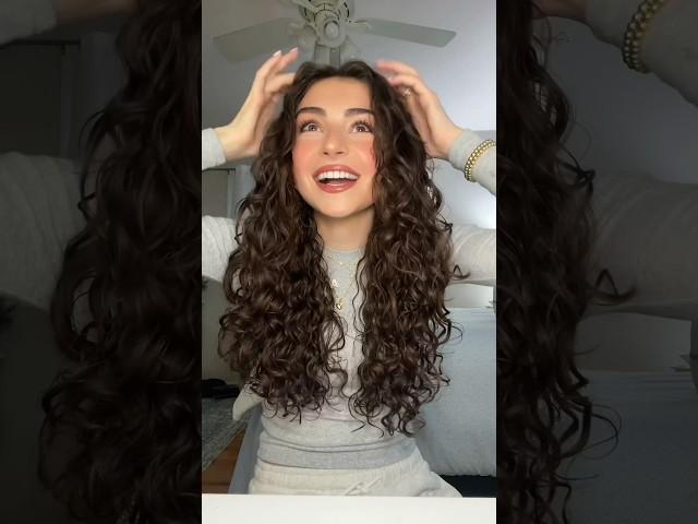 the LIFE-CHANGING routine🩷   #hair #hairstyles #curlyhairroutine #curlyhair #curlyhairstyles