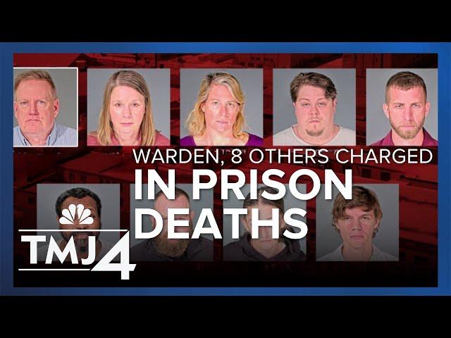 Wisconsin warden, 8 staff members charged following probes into inmate deaths