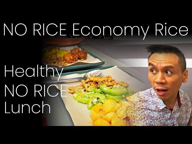 NO RICE Challenge Economy Rice Cai Png 菜饭 Review Orchard Road Singapore Mixed Vegetable Cai Fan