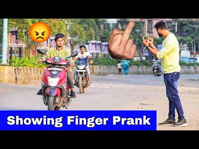 Showing Finger Prank | Part 10 | Prakash Peswani Prank |