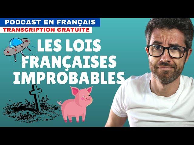 Les lois françaises improbables - Compréhension orale en français natif avec sous-titres.