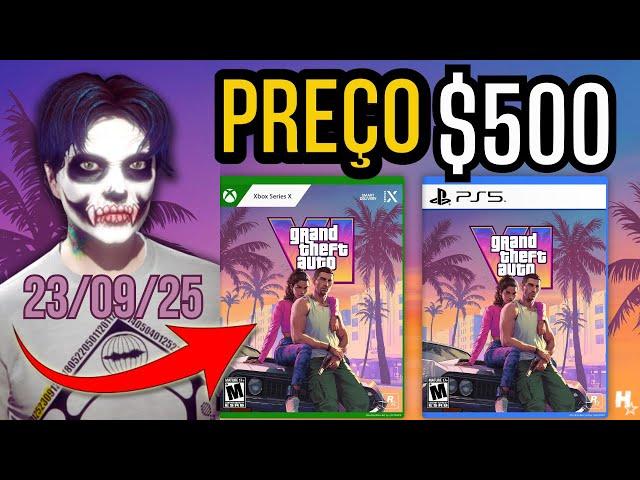 Anúncio GTA 6 ... R$ 500,00 | GRAND THEFT AUTO 6 | Lançamento GTA VI dia 23/09/25 (GTA 6 FALL 2025)