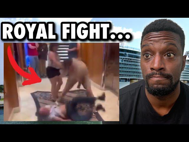 Crazy Fight On Royal Caribbean Cruise Ship