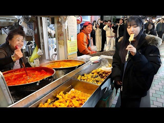 제주7탄)동문시장 길거리음식 다 털었더니 사람들 반응이.. 떡볶이 칼국수 닭강정 먹방