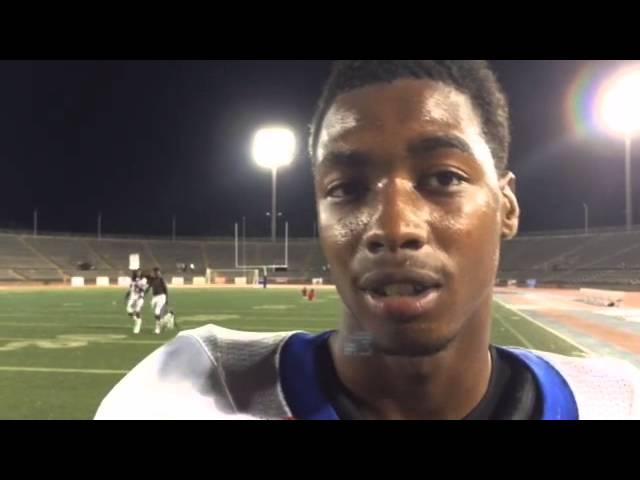 Tyrus Worley Discusses His Game Saving Pass Breakup