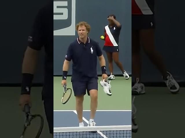 Will Ferrell PLAYING tennis 