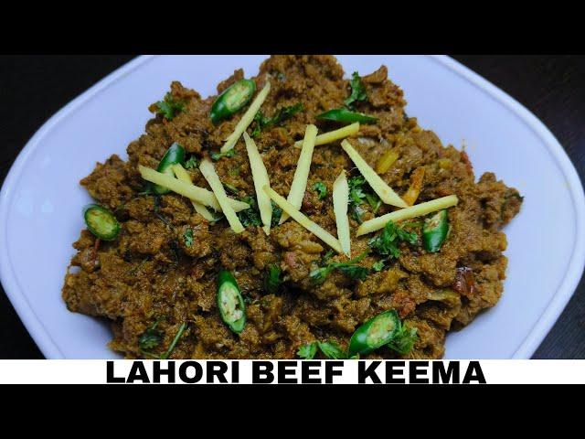 Special Lahori Beef Keema Recipe | Beef Recipe | The foodie falcon