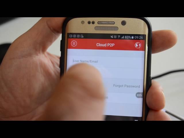 Hikvision How to setup hikvision cloud p2p on line viewing on mobile phone