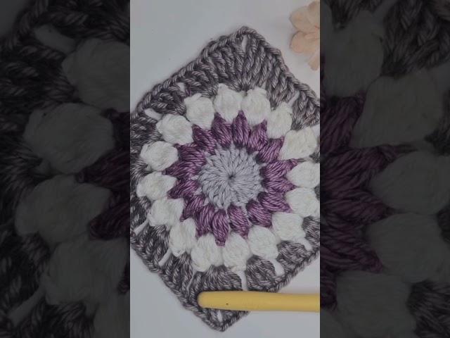 granny square sunflower