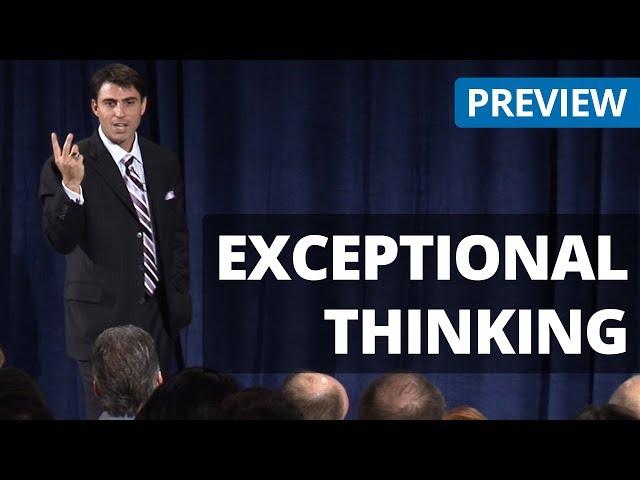 Exceptional Thinking - Motivational Performance Coaching Training VIdeo Preview from Seminars on DVD