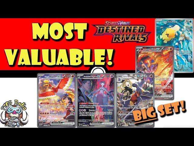 Most Valuable Cards from Destined Rivals! Top 10! Brand New HYPE Set! (Pokémon TCG News)