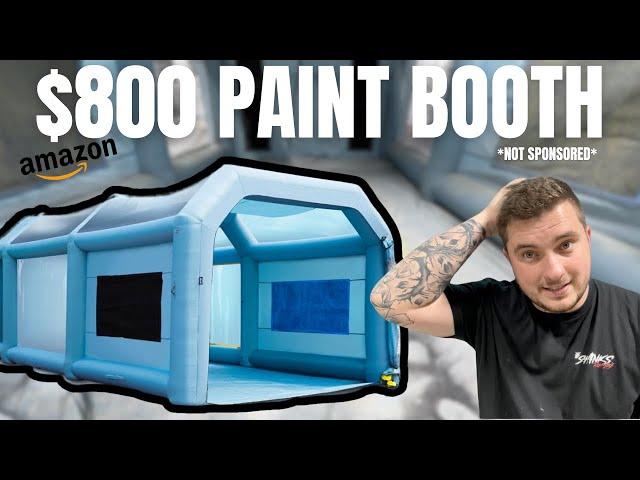 $800 Amazon Inflatable Paint Booth Review (Not Sponsored)