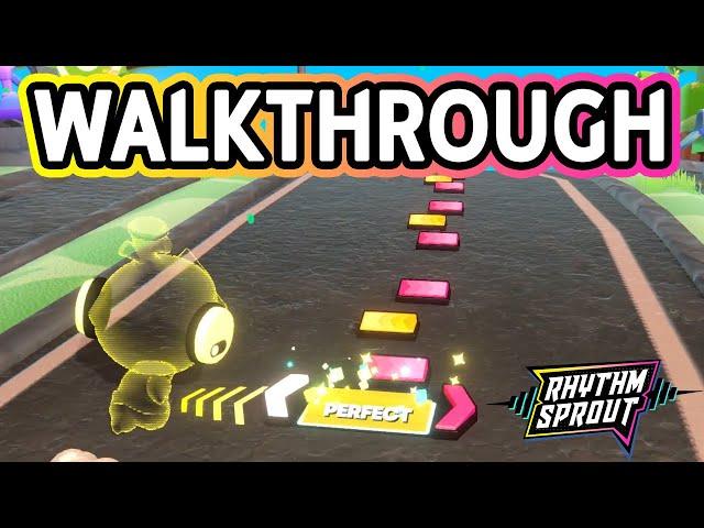 RHYTHM SPROUT Main Story Full Combo Walkthrough No Commentary