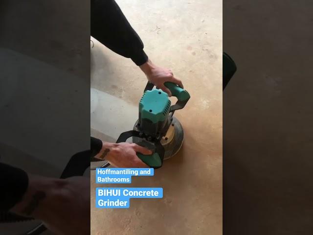 BIHUI Concrete Grinder! Floor prep! #floors #concrete #concretegrinder #tools #floorprep