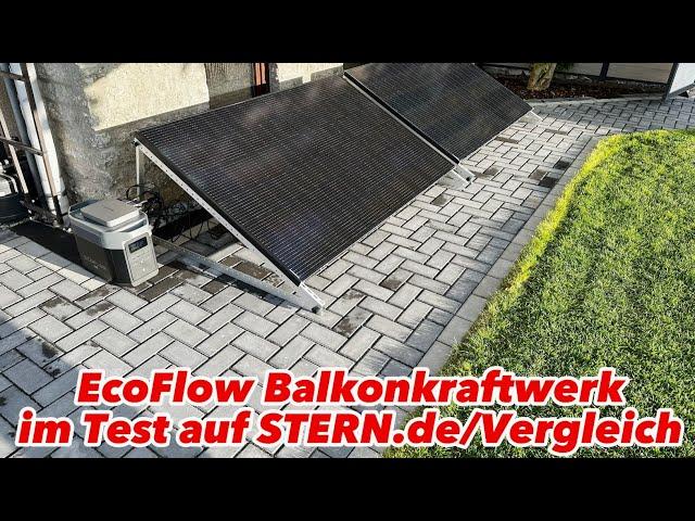 EcoFlow Balkonkraftwerk mit PowerStream & DELTA 2 Max + Zusatzakku im Test auf STERN.de/Vergleich