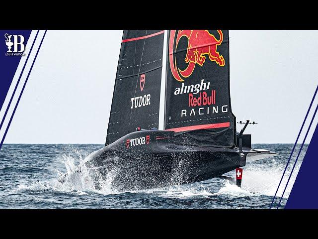 Swiss Solo On Overcast In Barcelona | June 20th | America's Cup