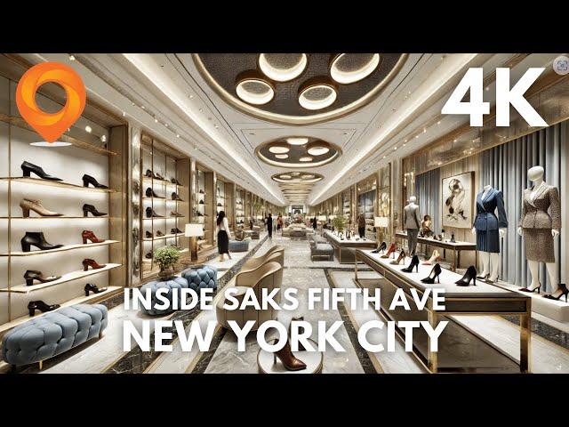 Inside Luxury Shopping at Saks Fifth Avenue NYC | A First-Person Walkthrough (SUBTITLES)