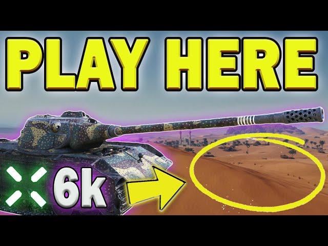 Farm EASY Damage  Using This Position | Sand River PT. 1 | E75 ts | World of Tanks