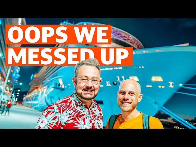 We MESSED UP In St Maarten - Royal Caribbean Odyssey of the Seas