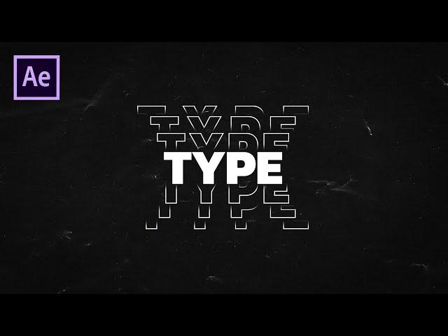 After Effects Tutorial - Typography Text Animation in After Effects