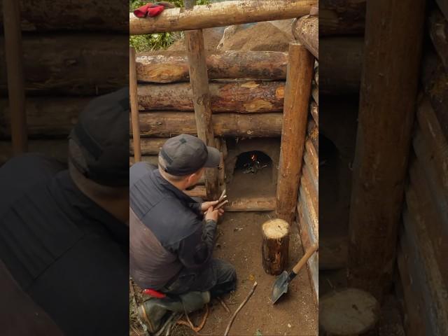 Building a Warm Shelter for Survival in the Wild. The Dugout. The Hut. Bushcraft