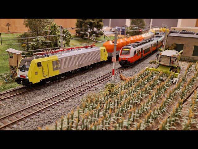 H0 Modelleisenbahn - Mega Fahrvideo Dezember 2024