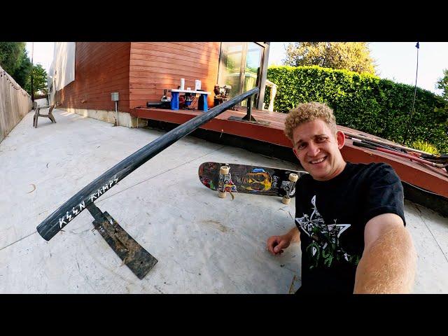 Turning my Backyard Skatepark Into a Backyard Skatepark!