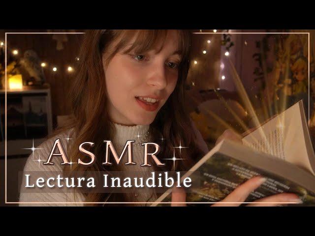 ASMR Lectura inaudible para dormir  ️ Unintelligible Whispering 