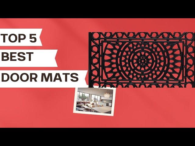 Top 5 Best Outdoor Door Mats Review in 2022#doormat