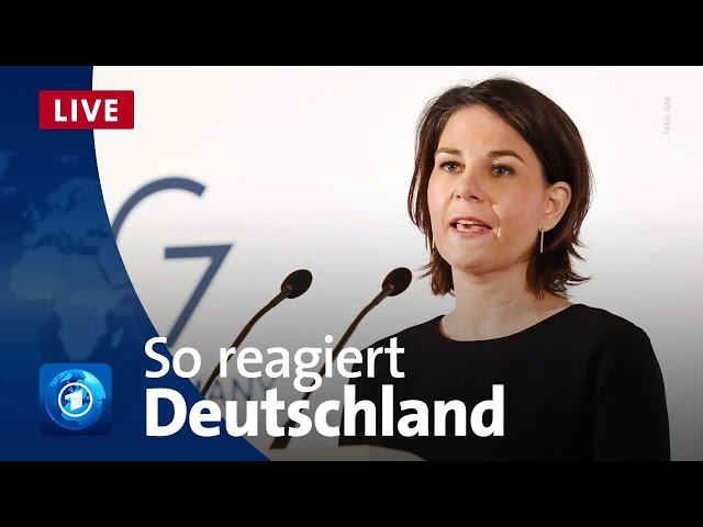 Pressekonferenz von Außenministerin Baerbock zu Russland und der Ukraine