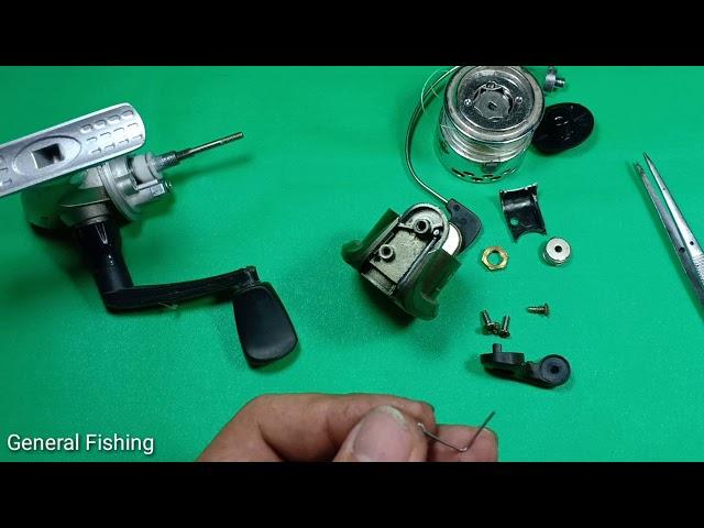 How to repair Reel fishing -Reel Won't Turn- How To Fix A Broken Reel That Won't Crank Repair