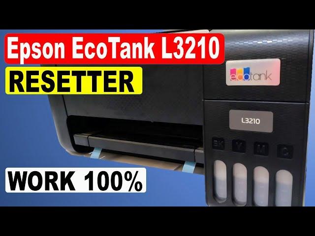 How to RESET Epson L3210 ink pad needs service || epson l3210 resetter free download