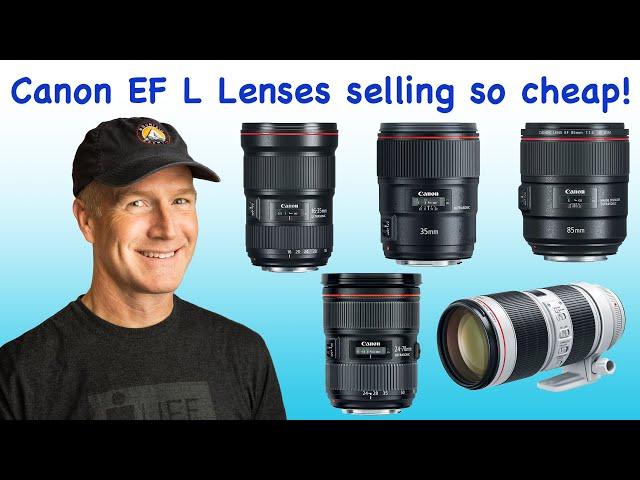 Why are Canon EF L lenses going so cheap?